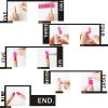 3 Pack Nail Sticker Nail Decoration Nail Art Nail Wraps Colorful Ice Cream