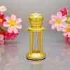 4ML Golden Perfume Bottle Essential Oil Glass Bottle Vintage Dispenser Empty Bottle Portable Refillable Container