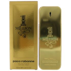 1 Million by Paco Rabanne (Option: 3.4 oz Eau De Toilette Spray for Men)