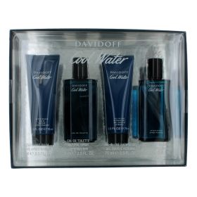 Cool Water by Davidoff (Option: 4 Piece Gift Set for Men)