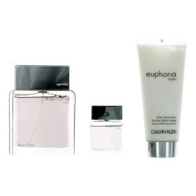 Euphoria by Calvin Klein (Option: 3 Piece Gift Set for Men)