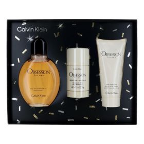 Obsession by Calvin Klein (Option: 3 Piece Gift Set for Men)