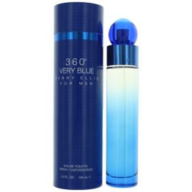 Perry Ellis 360 Very Blue by Perry Ellis (Option: 3.4 oz Eau De Toilette Spray for Men)