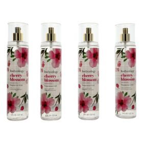 Cherry Blossom by Bodycology (Option: 4 Pack 8 oz Fragrance Mist for Women)