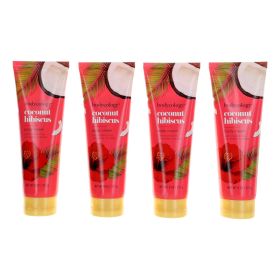 Coconut Hibiscus by Bodycology (Option: 4 Pack 8 oz Moisturizing Body Cream for Women)