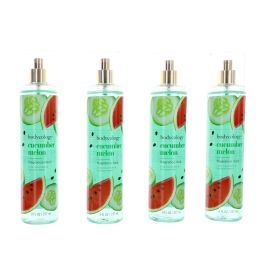 Cucumber Melon by Bodycology (Option: 4 Pack 8 oz Fragrance Mist for Women)