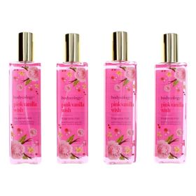 Pink Vanilla Wish by Bodycology (Option: 4 Pack 8 oz Fragrance Mist for Women)