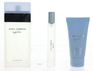 Light Blue by Dolce & Gabbana (Option: 3 Piece Gift Set for Women)