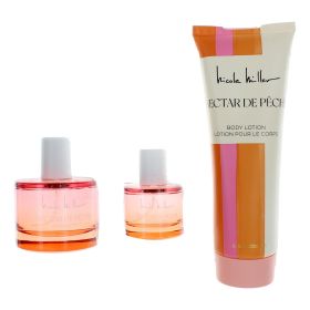 Nectar De Peche by Nicole Miller (Option: 3 Piece Gift Set for Women)