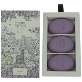 Woods of Windsor Lavender by Woods of Windsor (Option: 3 X 2.1 oz Luxury Soap for Women)